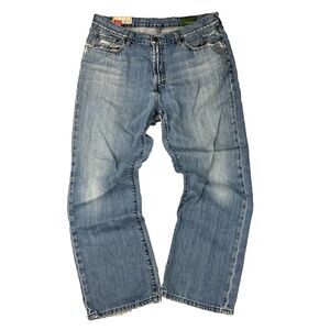 Vtg Y2K Gap 1969 Jeans Mens‎ 36x30 Straight Loose Fade Whiskered Faded